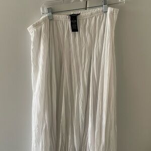White skirt